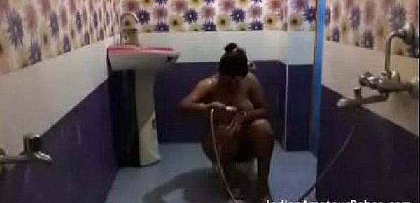  Sexy amateur indian babe showering  - Watch Her On AdultFunCams . com